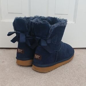 UGG Mini Bailey Bow II Boots Navy